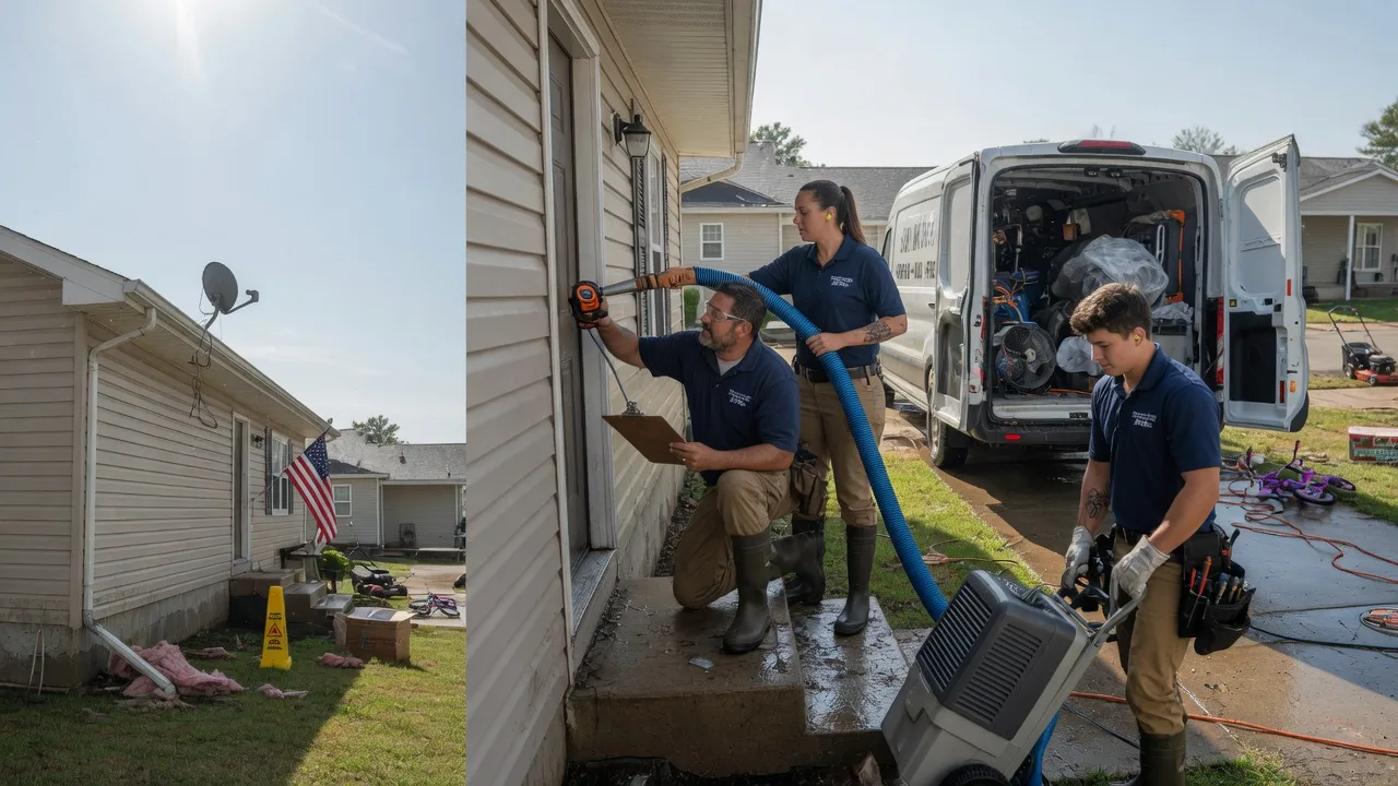 Ceiling Water Damage Restoration in Anchor, IL near me
